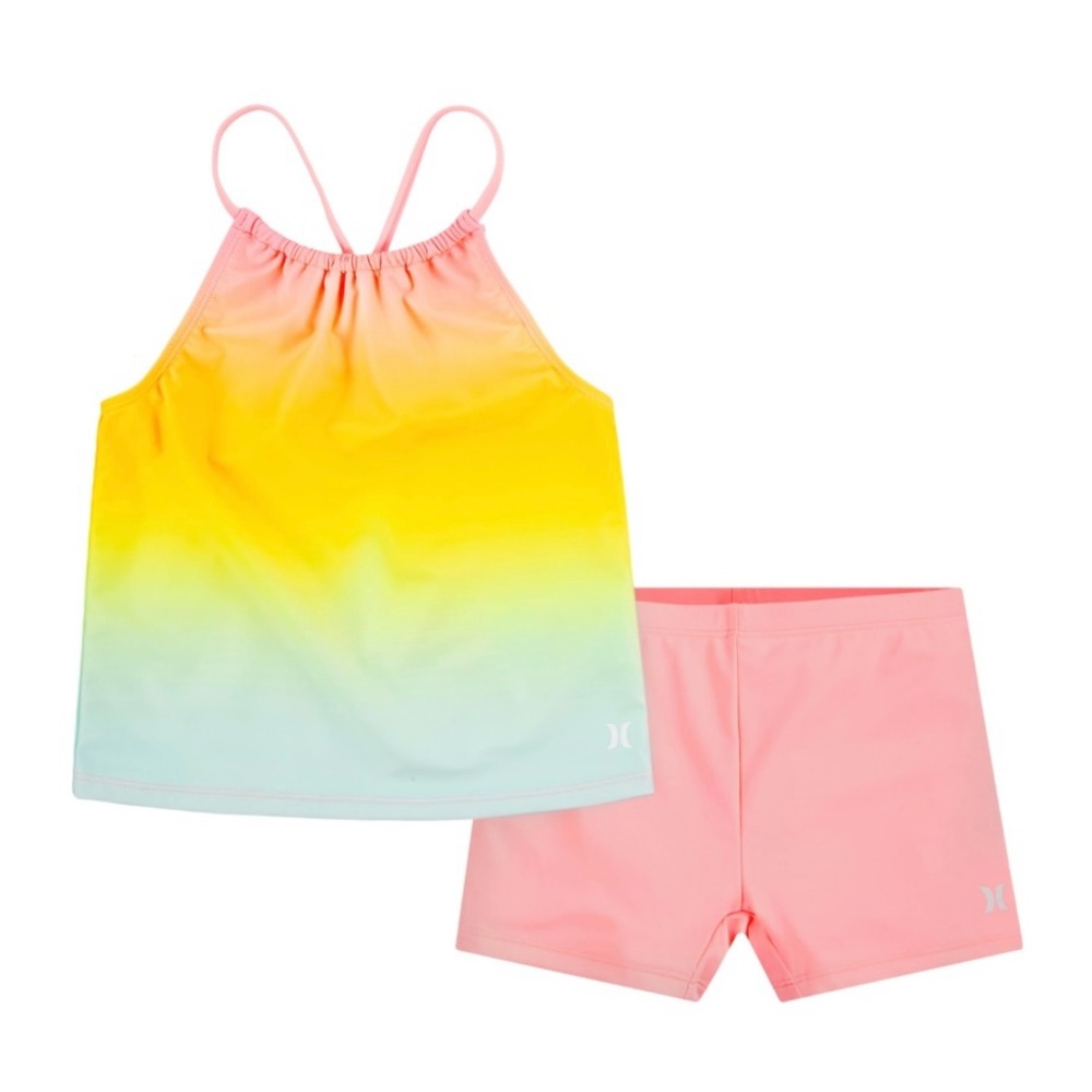 Hurley Kids Ombre Girls Swim Set - Size 12